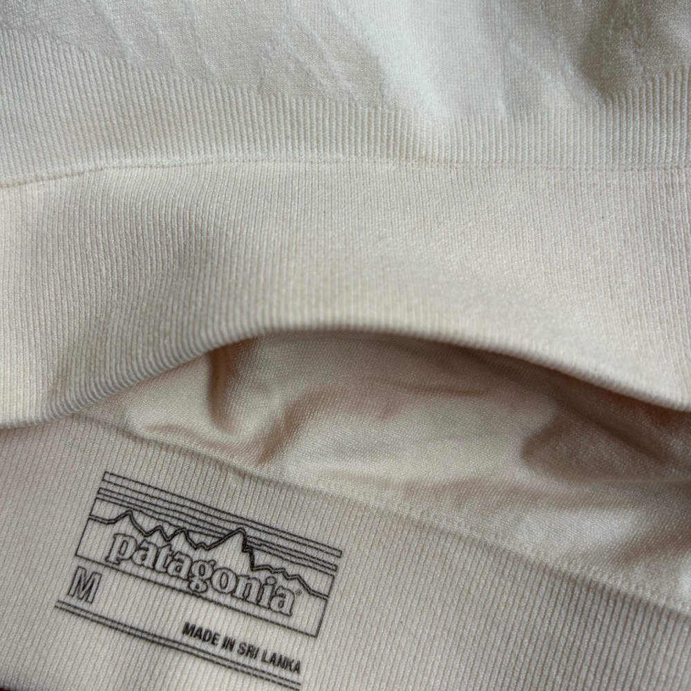 Patagonia Women's Barely Everyday Bra Valley Flora Jacquard Cameo Size M - Picture 6 of 6